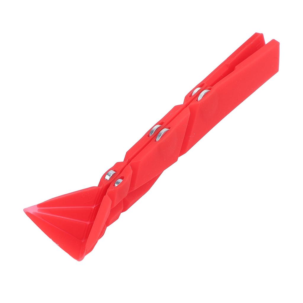 3 in 1 Flat Bottom Measuring Spoon Silicone Magnetic Folds Flat Measuring Spoon Kitchen Tool Red