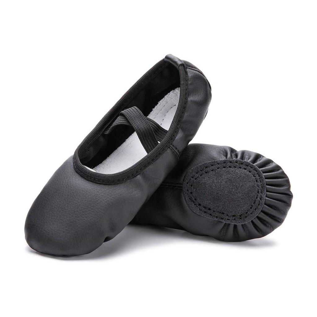 Girls Ballet Shoes Boys Toddler Soft Leather Dance Slippers For Toddler/Little Kid/Big Kid