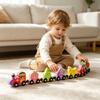 Magnetic Train Toy Set For Toddlers (Ages 3-4) — Counting Toys, Color Sorting, Preschool Educational Activities, Learning Toys