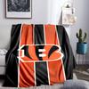 Bengals Team Logo Artwork Blanket Lightweight Flannel Bedding Blanket Perfect for Travel, Camping, Living Rooms, Offices, Sofas, Fan Christmas gift