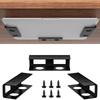With Screw Metal Under Desk Laptop Mount Space Saving Screw Mounting Under Table Notebook Organizer Metal Frame