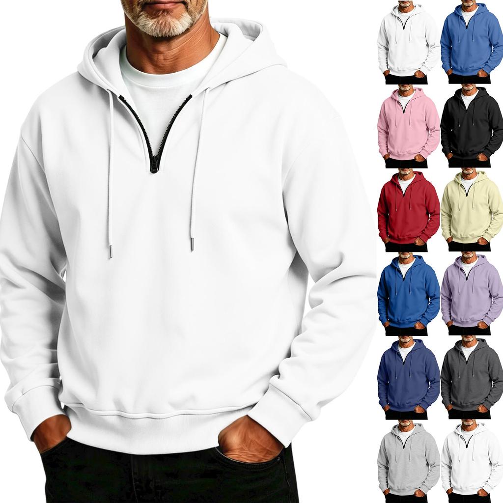 Heren Casual Mode Raglan Lange Mouw Pullover Hoodie Sweatshirt voor Dagelijks Gebruik