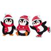 Christmas Cute Tabletop Statue Snowman Penguin Festival Tabletop Figurine Handmade Cartoon Desk Ornaments for Party Decor