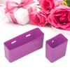 2Pcs Bogged Bag Phone Holder Plastic Multifunctional Universal Phone Case for Beach Bag Handbag Purple Set