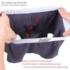 Herren Eis-Seide Mid-Rise Boxer Briefs mit Hodensackstütze