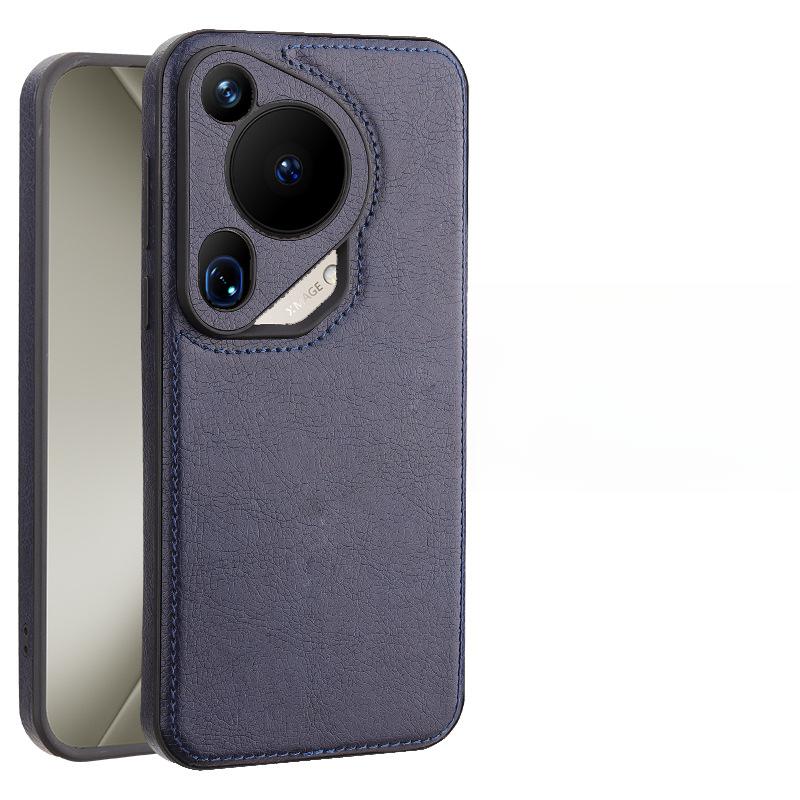 Suitable for Huawei Pura70ultra Mobile Phone Case Leather P70 Full Coverage 70pro + Business Men's Anti-fall Leather Case