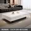 Italian Style Black Slab TV Stand Cabinet Set Coffee Table Living Room Luxury Modern Side End Table Home Furniture Decor