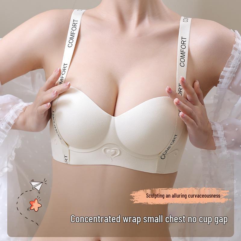 Peach Heart Wireless Push-Up Bra for Women - Enhances, Supports, and Prevents Sagging