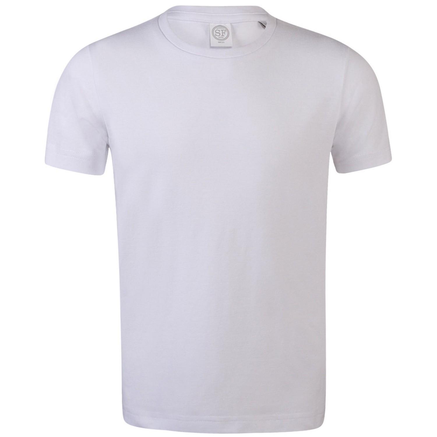 SF Maglietta elasticizzata semplice  Feel Good  per bambini/ragazzi 3-4 Years bianco