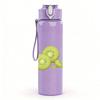 1PC Fresh Green Kiwi Fruit Pattern 750ml Color Plastic Sports Water Bottle Leakproof Flip Straw Lid Suitable for Sports Office Home Use