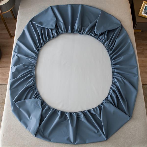 99% Waterproof Bed Sheet Cotton Fitted Sheet with Elastic Bands Non Slip Adjustable Mattress Covers Bed Protector Cover (with Pillowcase) 3pcs