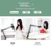 35° Rotating Phone & Tablet Lazy Stand: Foldable, Metal Desktop Clip for Live Streaming