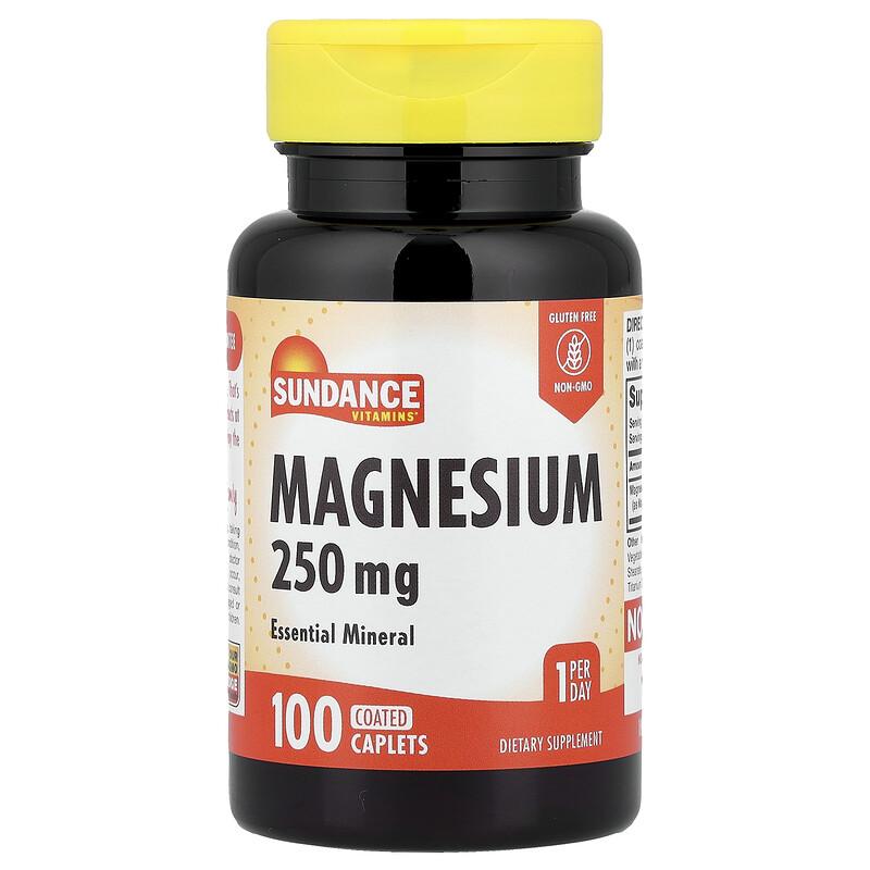 Magnesium, 250 Mg, 100 Coated Caplets