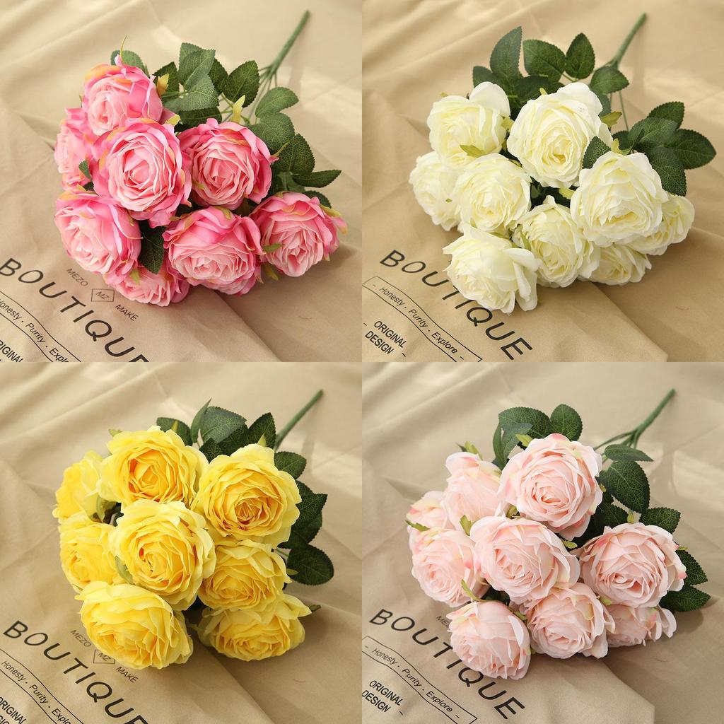 Highend Silk Rose Flower Decor For Wedding Home Photography And Outdoor Arrangements
