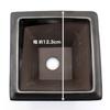 Umekichi Bonsai Square Bonsai Kengai Black Matte Seto Suitable for Miscellaneous Pine and 12cm Supplies, 4-inch Pot, Style, Glaze, Ware, Deep,