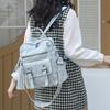 Vintage Women's Backpack PU Dual-purpose Shoulder Bag Large Capacity Commuter Backpack