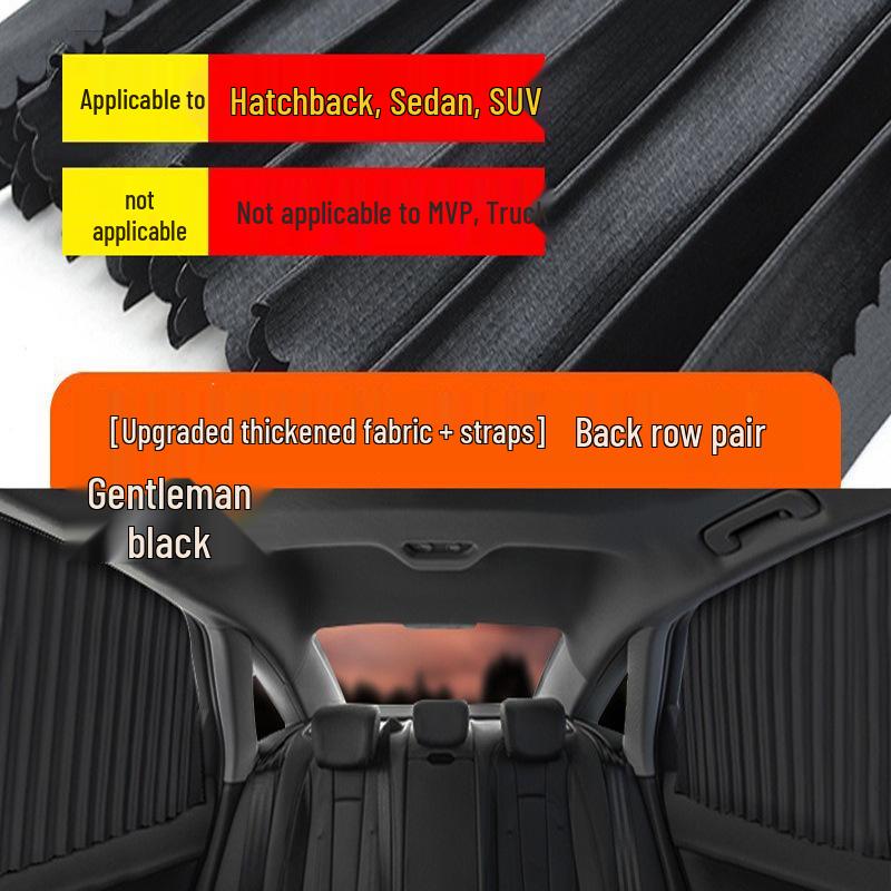 Universal Magnetic Car Sun Shade - Side Window Heat Insulation Curtain