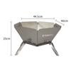 Portable Fire Pit  Camping Brazier Folding Bonfire Stove  Outdoor Fire Wood Stove  Steel Fire Pit