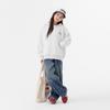 Zuoxi Girls' Plaid Dog Patchwork Hooded Sweatshirt