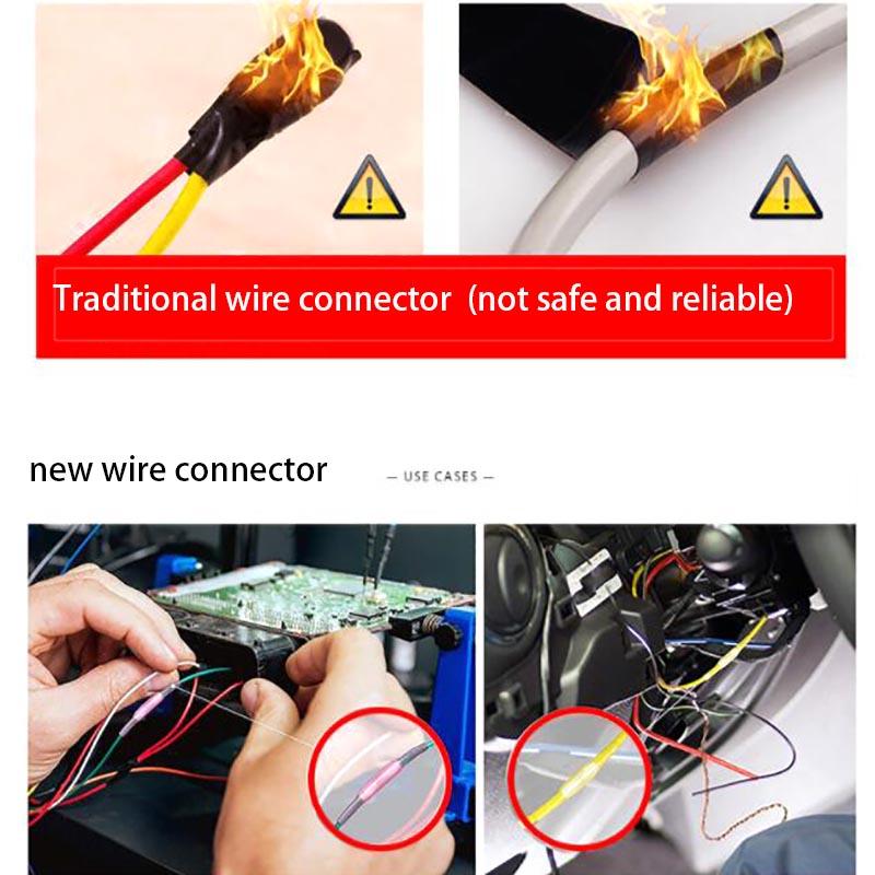 Waterproof Solder Seal Heat Shrink Butt Stress-free Wire Connectors Terminals Electrical Copper with Soldering Sleeve