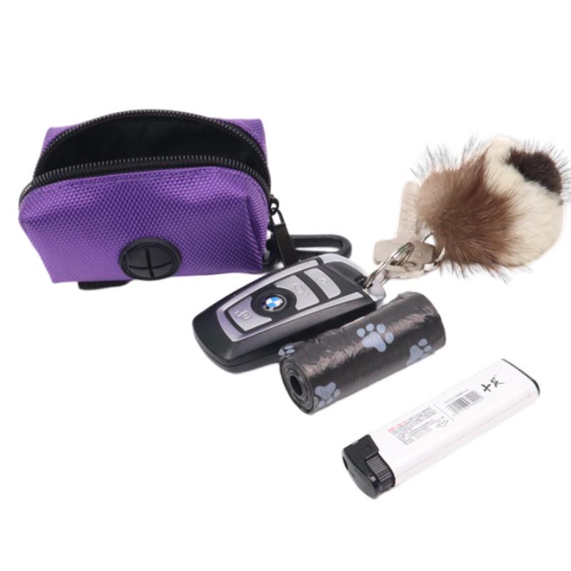 Portable Oxford Dog Poop Bag Dispenser: Outdoor Pet Waste Bag Storage Box