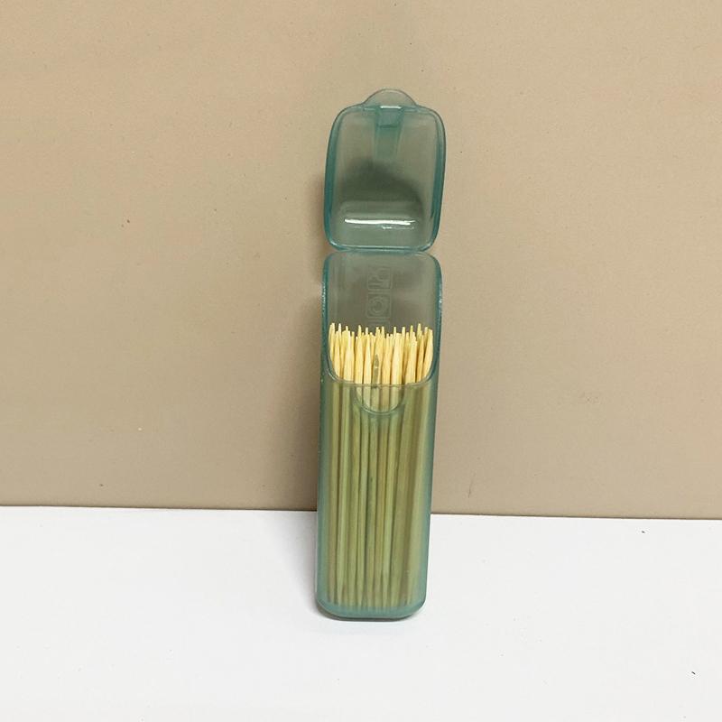 Mini Zahnstocher Aufbewahrungsboxen Zahnstocherhalter mit Deckel Zuhause Küche Esstisch Hotel Restaurant Tragbares Kleines Zahnstocheretui