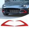 2 PCs ABS Carbon Fiber Car Front Bumper Side Air Intake Grille Decorative Frame Auto Accessories Suitable for Mazda MX-5 2016+