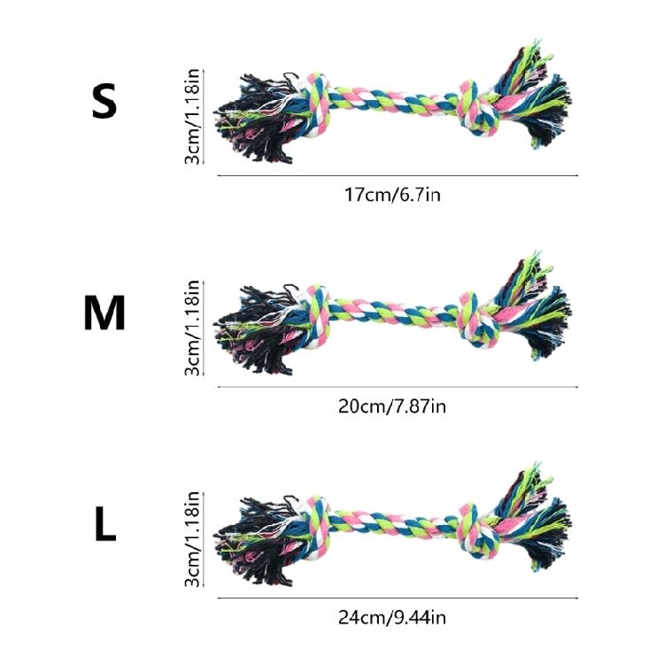 Cotton Rope Chew Toy for Dog Indoor Fun Encourages Fetching Game and Reduce Destructive Behavior Home Entertainment Fun