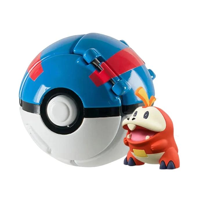 Pokemon Elfball Figur Pikachu Glurak Turtok Mewtu Pocket Monster Variante Pokeball Verformbare Spielzeuge Actionmodell Geschenk
