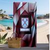 West Ham United Fußball-Print Strandtuch, Großes Weiches Schnelltrocknendes Handtuch für Strand Camping Schwimmen