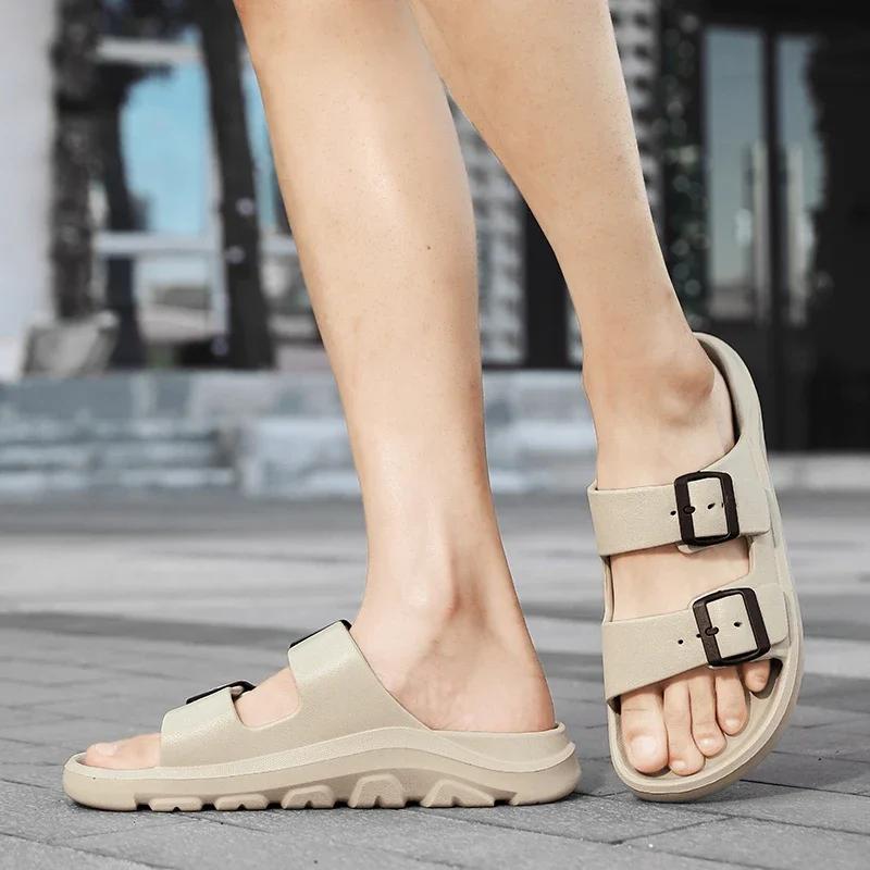 Designer Men's Shoes Comfortable Man Sandal Summer Men's Sandals 2024 Trending Sandals for Boy Man's Leather Sandal Trend New
