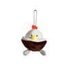 Plush Chicken Coconut Character Doll With Hanging Decor For Collection And Play
