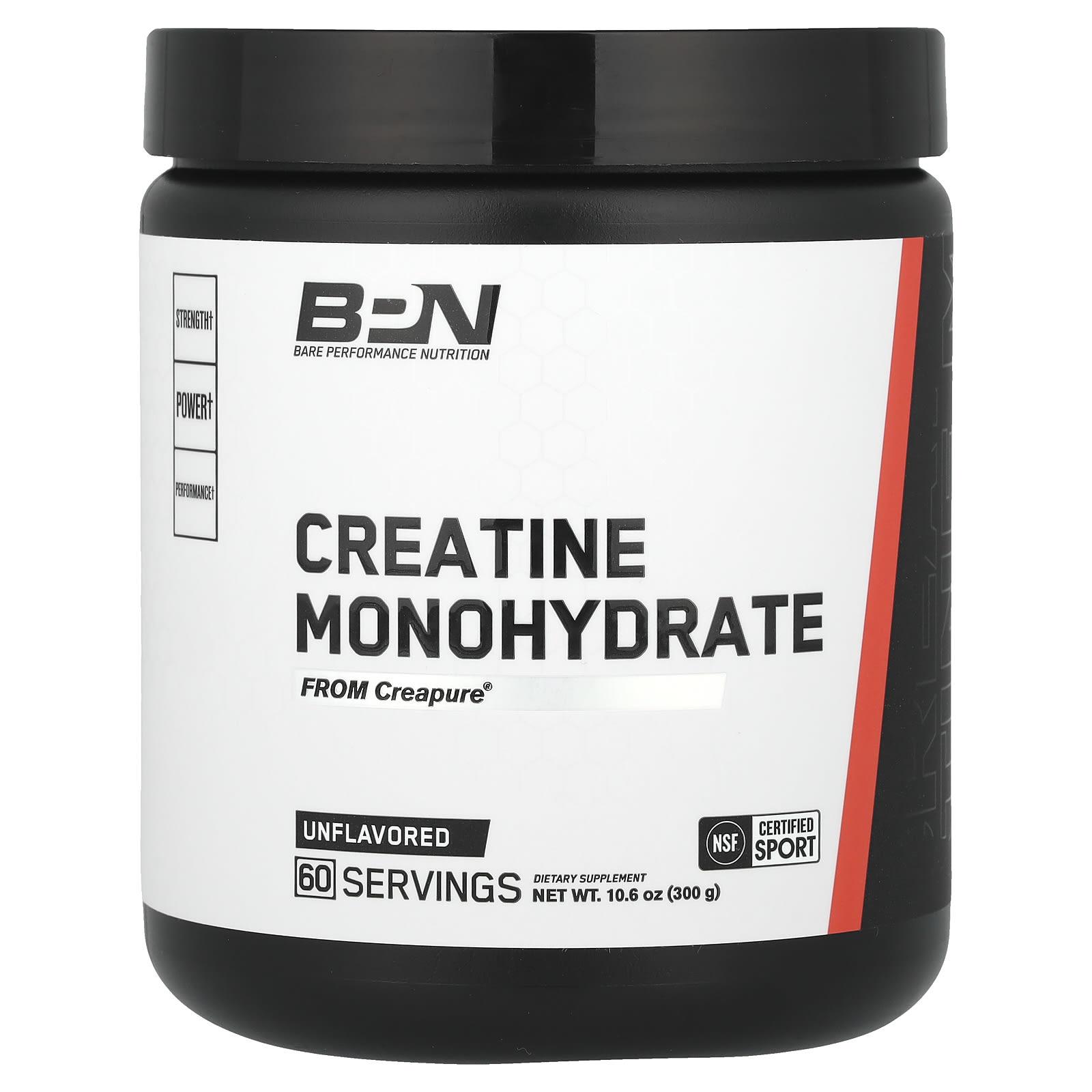 

Creatine Monohydrate, Unflavored, 300G (10.6Oz)