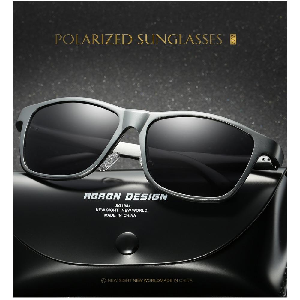 aoron Men's Sunglasses Aluminum Magnesium Colorful Polarizing Glasses, Fishing Driver's Glasses