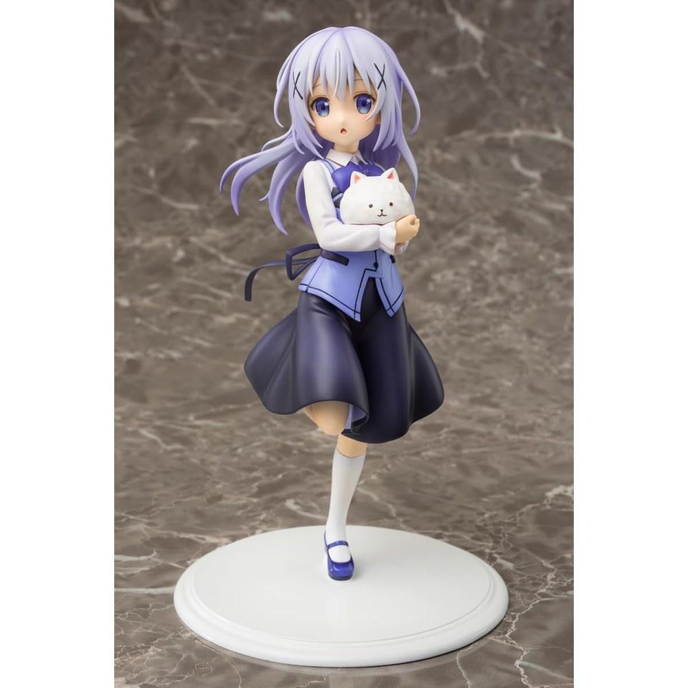 Plum Puella Magi Office A Is the Order a Rabbit Chino Cafe Style 1/7 Scale PVC Figure PF468