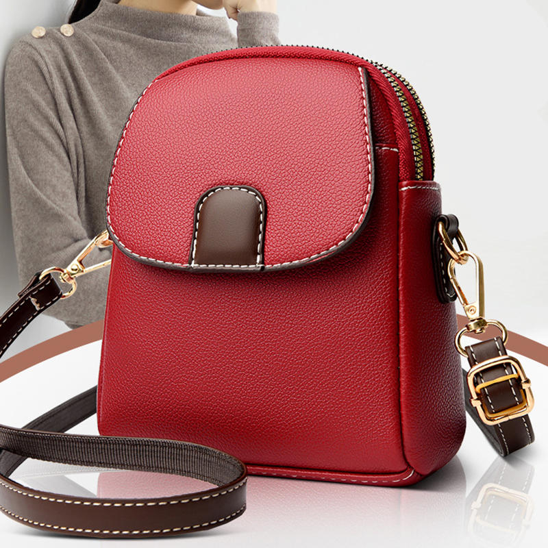 Women's Crossbody Bags PU Leather Mobile Phone Bag For Female Bag Designer Simple Fashion Messenger Bags
