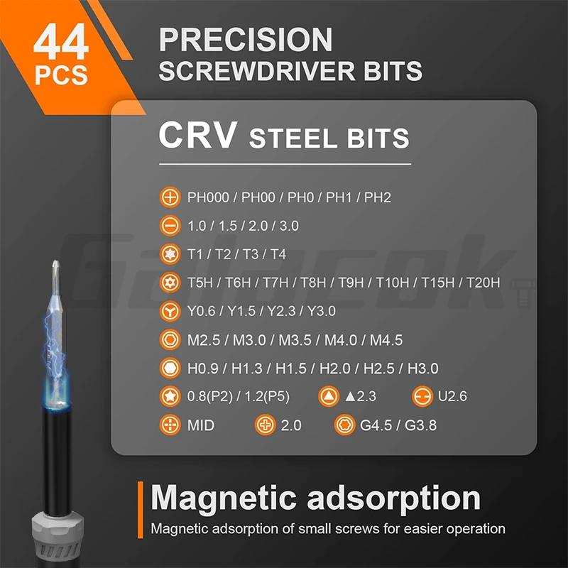 58 In 1 Precision Screwdriver Sets of Tools Multifunctional Hand Tools Work Mechanic's Toughbuilt Eyeglasses Watch Phone Repair