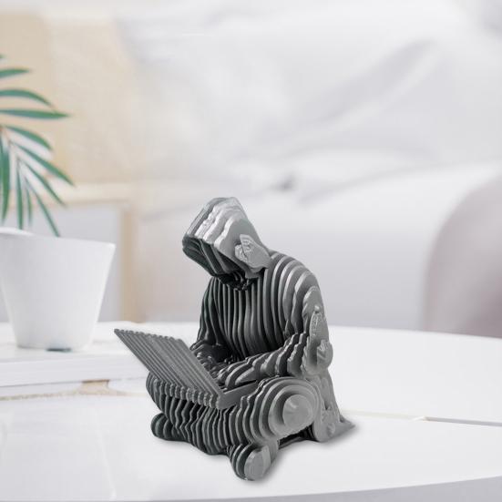 Decorative Figurine Fine Carving Colorful Handcrafted Table Decoration for Living Room Bedroom