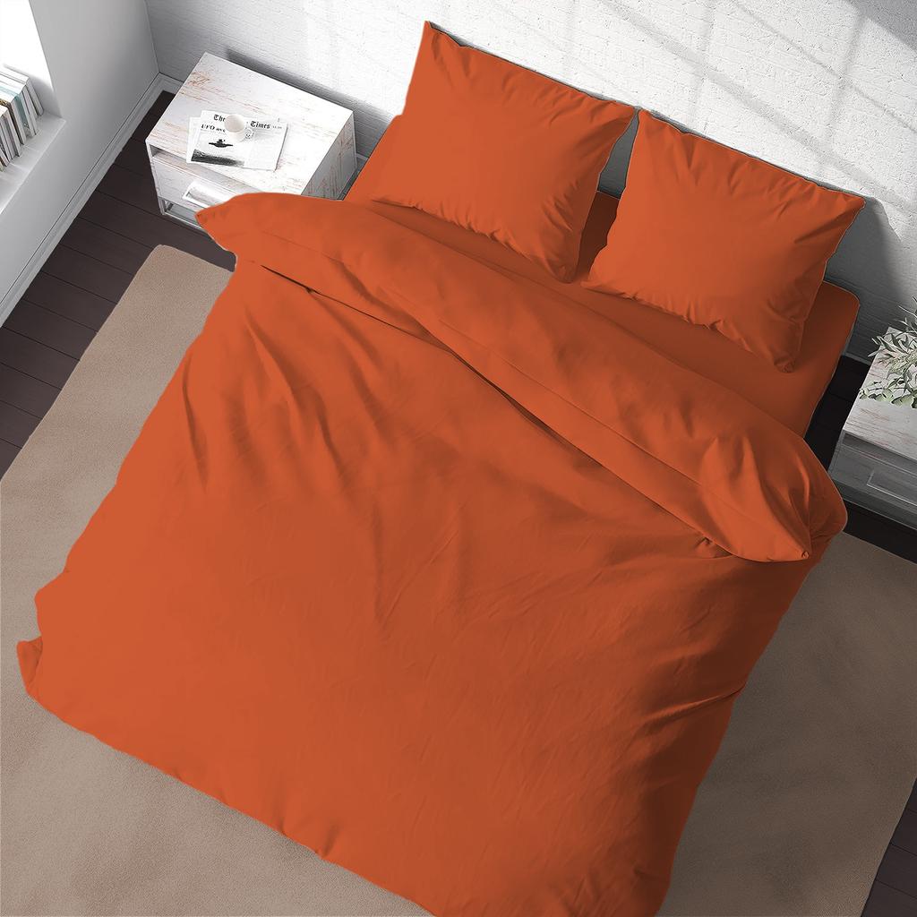 Luksusowa kolekcja Signature Collection 600TC 3PC Solid Pattern Duvet Cover Set (1 poszwa na kołdrę i 2 poszewki na poduszki) Wiele rozmiarów i kolorów