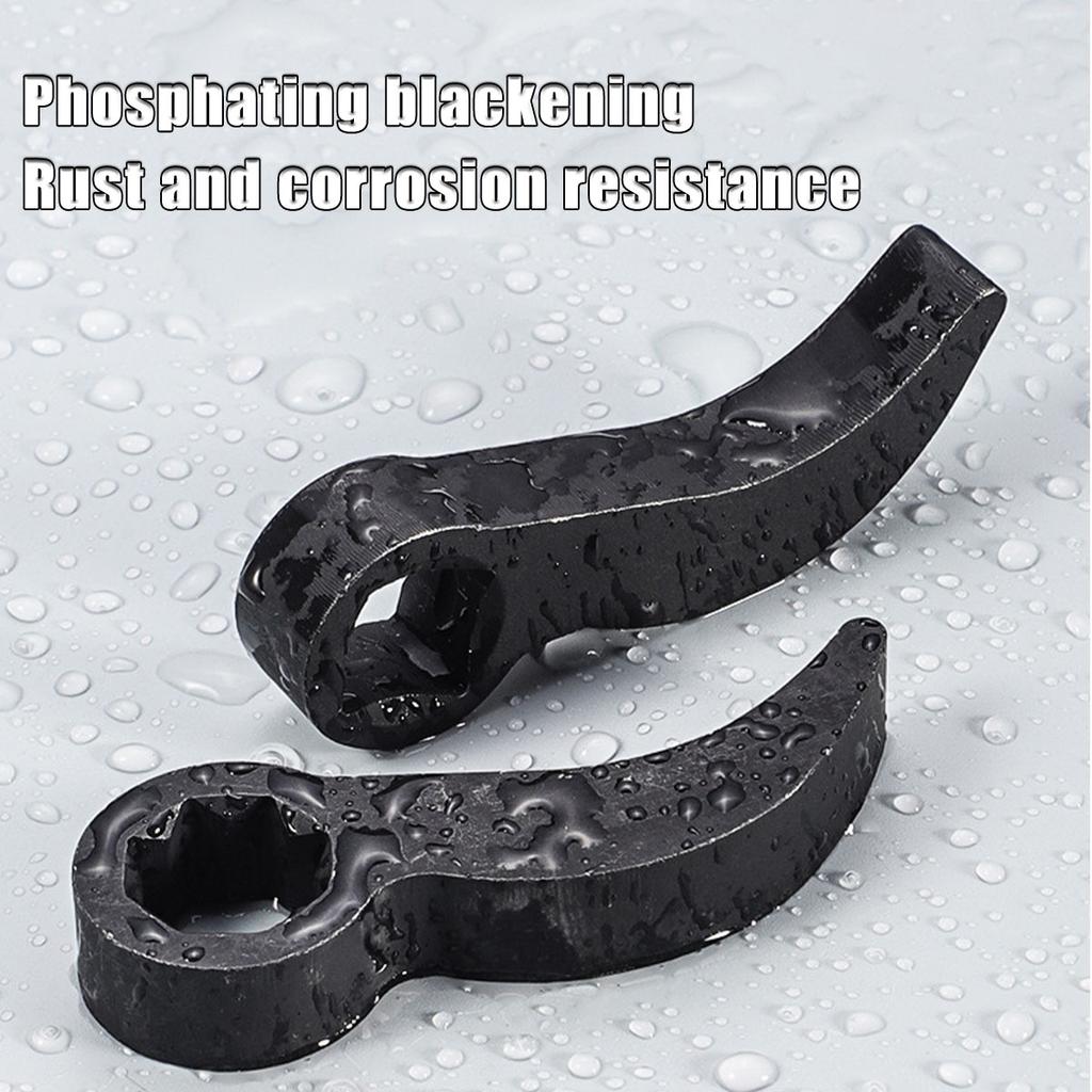 Angle Type Half Axle Disassembly Tool Drive Pry bar Adapter used for Open-end Wrenches Disassembling Axles Repair Tool Anti-Slip