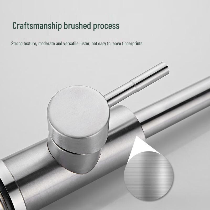 Xuanyong Black Stainless Steel Kitchen Sink Faucet