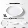 Assiette plate ronde en mélamine Tianya Jing