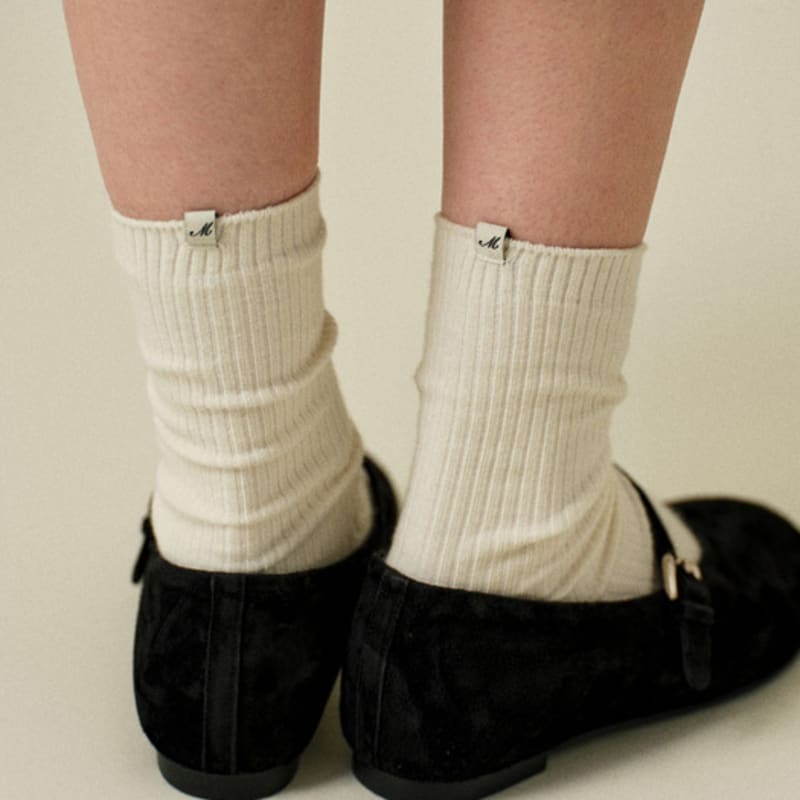 MangoManyPlease TOA RIBBED SOCKS_3COLORS