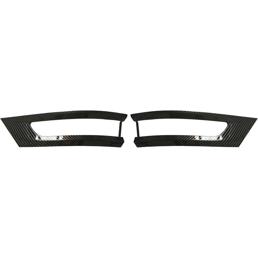 Compatible with 2014-2021 Jeep Grand Cherokee Tail Light Trim Bezel Kit Cover Carbon Fiber Look