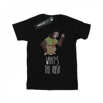 Womens/Ladies Zootropolis WhatÂ´s The Rush Cotton Boyfriend T-Shirt