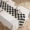 Cotton  Linen Tea Table Decoration Table Flag Light Luxury High-end Cover Cloth Dinner Side Cabinet Countertop Cushion Cloth
