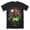 New Unisexs Tshirt Summer S Psychedelic Pattern Shortsleeved Loose Street Style Relaxed Fit Horrorthemed Fan Shirt