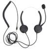 Telephone Headset Business Office Call Center Corded Headset for Landline desktop PhonesVH500D 3.5 (Binaural)
