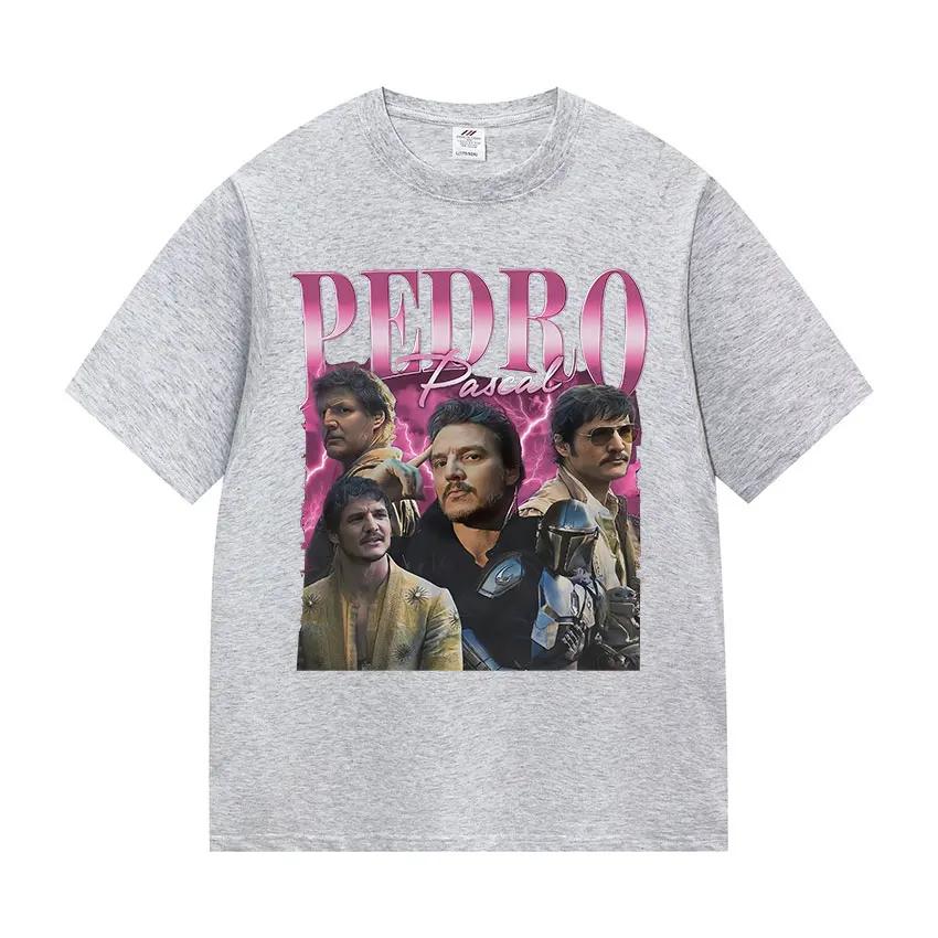 Pedro Pascal Unisexs Movie Pattern Tshirt Retro High Quality Fashion Clothing Suitable For Both Unisex And Unisex