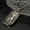 Ancient Egyptian Anubis God Stainless Steel Necklace Pendant